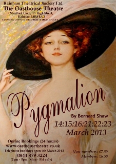 March 2013 - Pygmalion poster